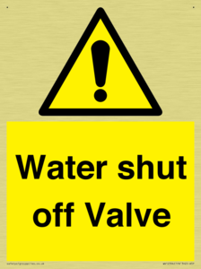 Water shut off Valve